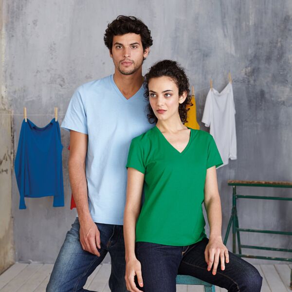 Women's Short Sleeve V Neck T-Shirt Thumbnail