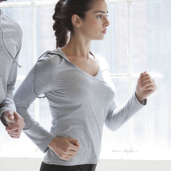 Women's hooded T Thumbnail