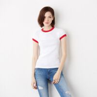 Baby rib short sleeve ringer T-Shirt Thumbnail