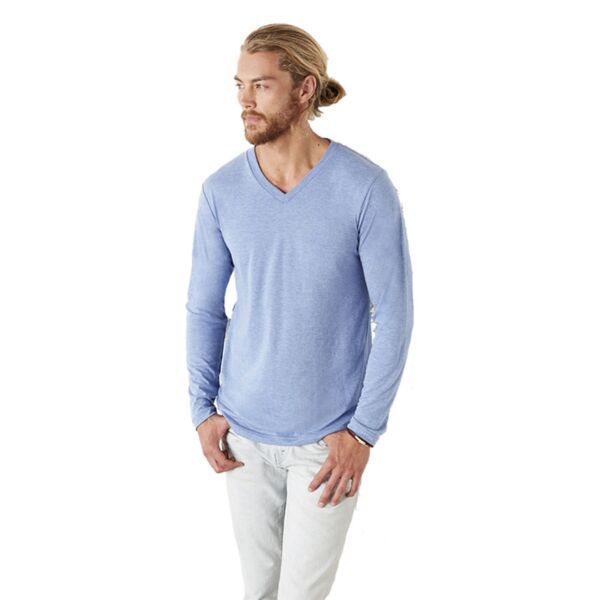 Triblend Long Sleeve V-Neck Tee Thumbnail