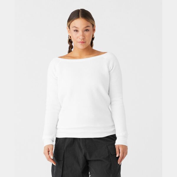 Triblend Slouchy Wideneck Sweatshirt Thumbnail