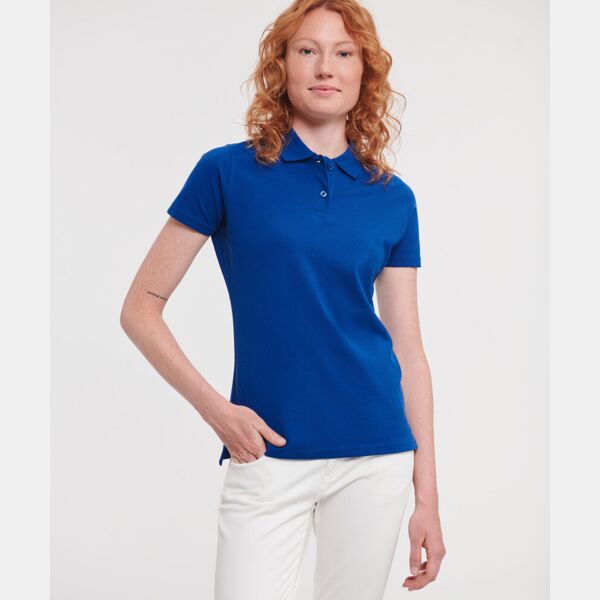 Women's 100% cotton polo Thumbnail