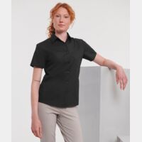 Women's short sleeve poplin shirt Thumbnail