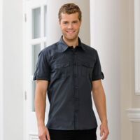 Men's Roll-Sleeve Shirt Short Sleeve Thumbnail