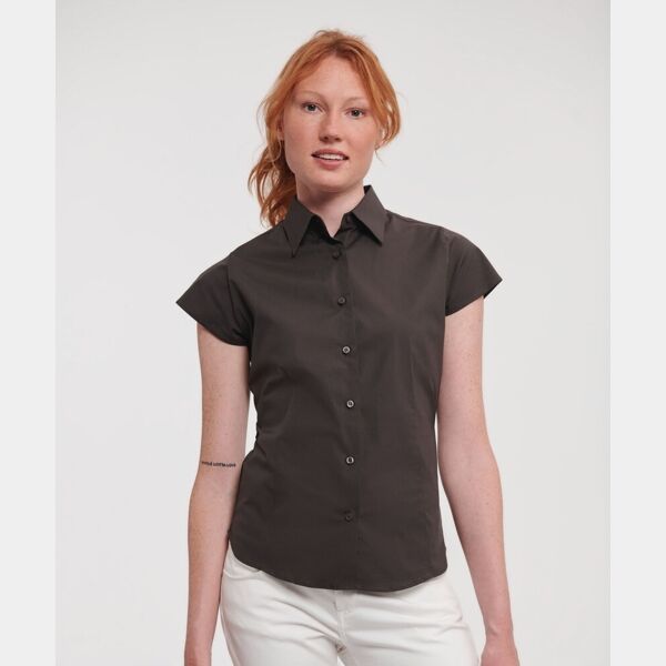 Women's Short sleeve fitted shirt Thumbnail