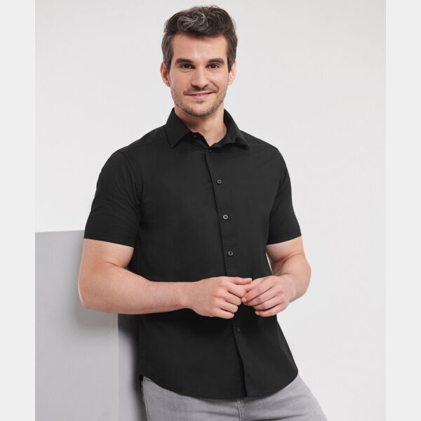 Short sleeve Easycare fitted shirt Thumbnail