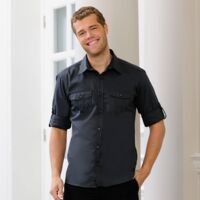 Mens Roll-Sleeve Shirt Long Sleeve Thumbnail
