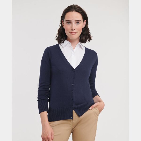 Girl's V-Neck Knitted Cardigan Thumbnail
