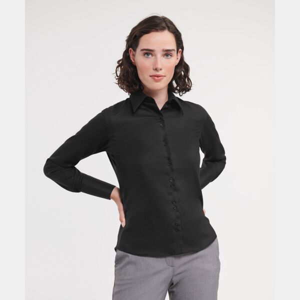 Women's long sleeve ultimate non-iron shirt Thumbnail