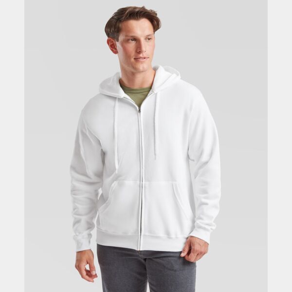Zip through hooded sweatshirt Thumbnail