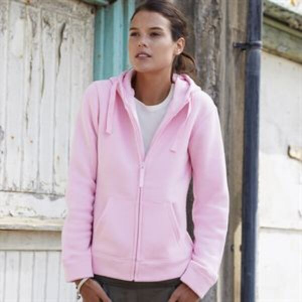 Women's zip-through hooded sweat Thumbnail