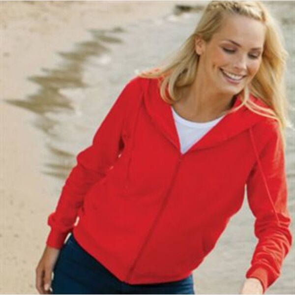 Tagless - Women's Organic Hooded Sweat Jacket Thumbnail