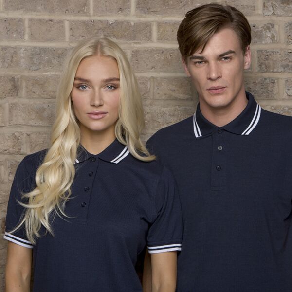 Women's Tipped Colar Polo Thumbnail