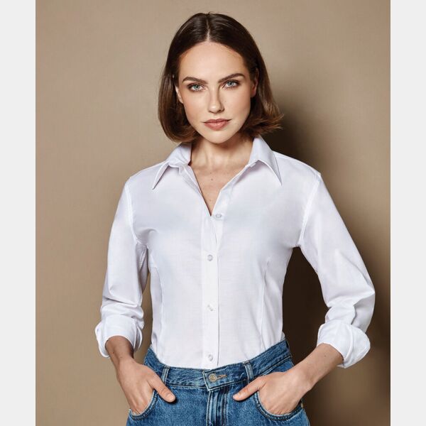 Workplace Oxford blouse long sleeved Thumbnail