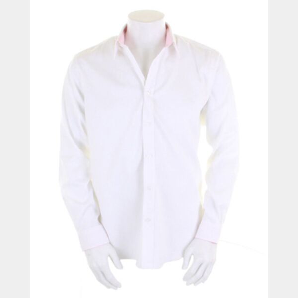 Contrast Premium Oxford Shirt Long Sleeve Thumbnail