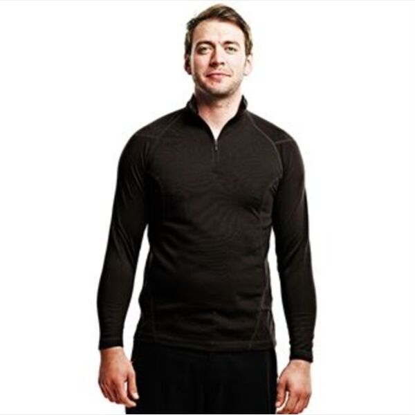 Premium Long Sleeve Base Layer Zip Neck Thumbnail