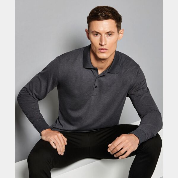 Pique polo long sleeved Thumbnail