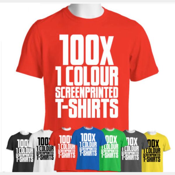 BULK DEAL - FULL CUT TEE ( 1 colour print ) Thumbnail