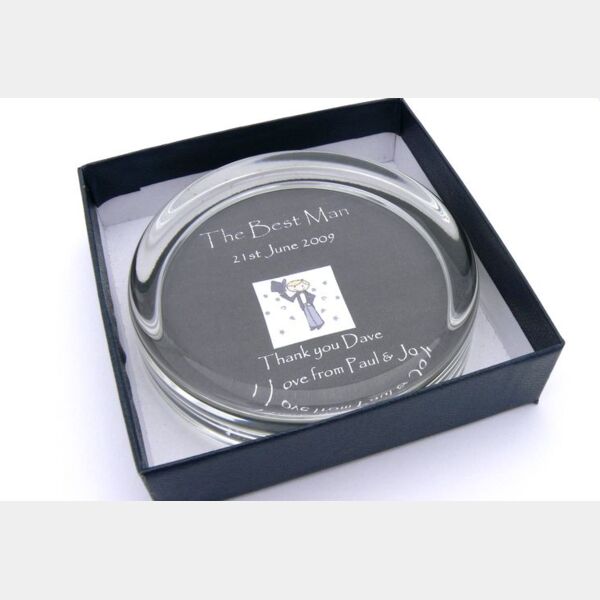 Personalised Paper weight 70MM Thumbnail