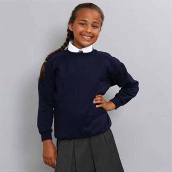 Kid’s Coloursure™ Curved Raglan Sweatshirt Thumbnail