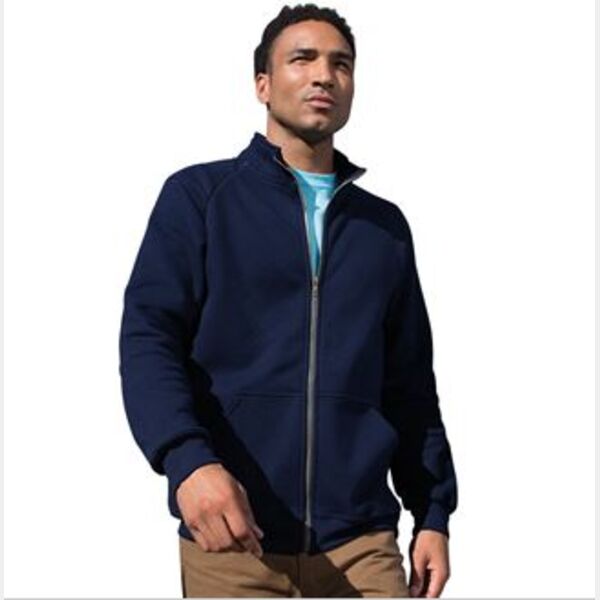 Premium cotton full zip jacket Thumbnail