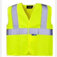 Hi Vis Junior / kids Vest ( Supertouch ) Thumbnail