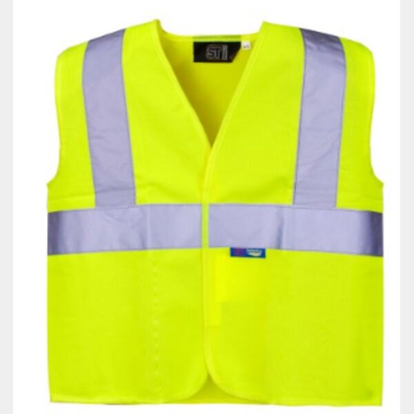 Hi Vis Junior / kids Vest ( Supertouch ) Thumbnail
