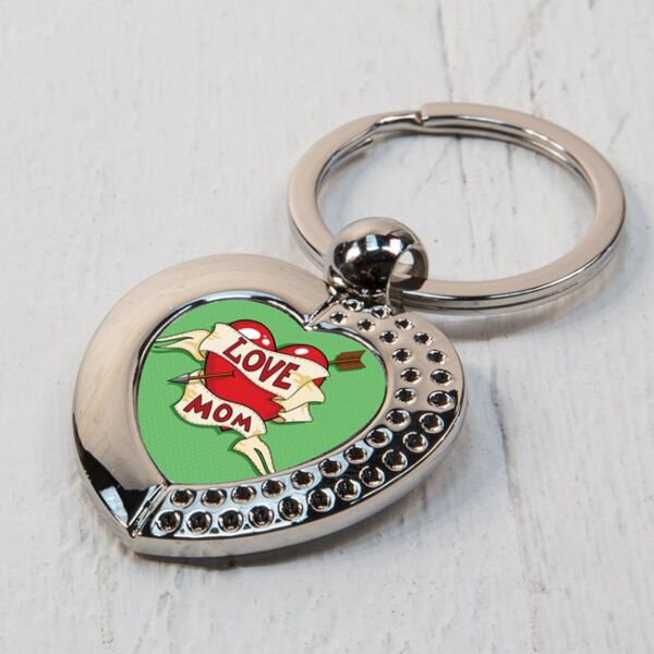 Heart Shaped Key Ring ( Photo only ) Thumbnail