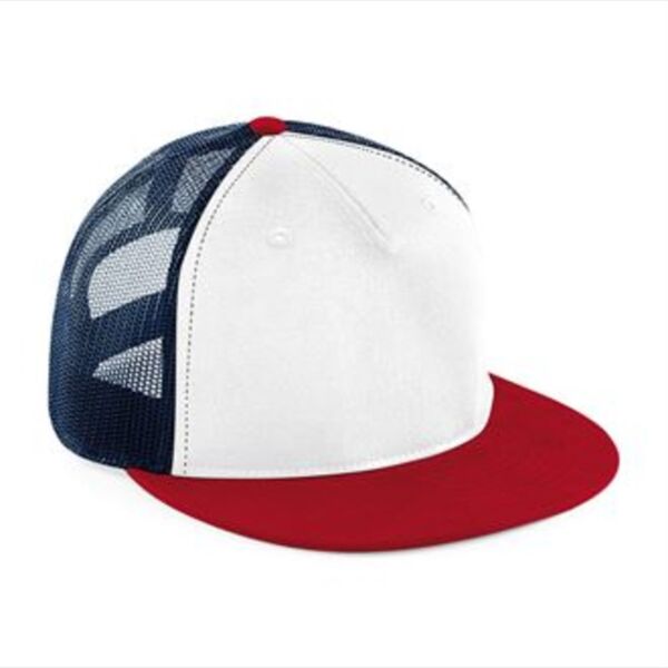 Signature 5 panel mesh snapback Thumbnail