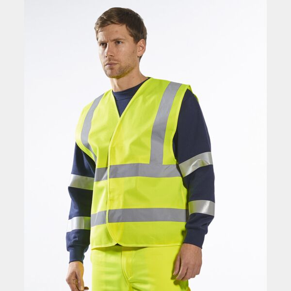 Hi-vis two-band-and-brace vest (C470) Thumbnail