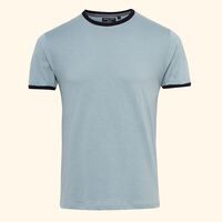 Tallon - contrast hem crew neck t-shirt Thumbnail