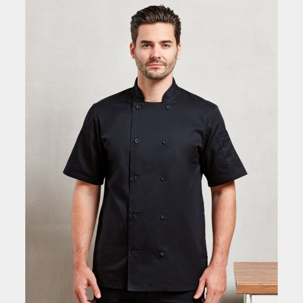Short sleeved chef’s jacket Thumbnail