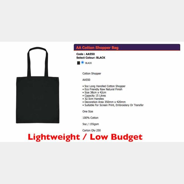 Cotton Tote Shopper BEST DEAL! Thumbnail