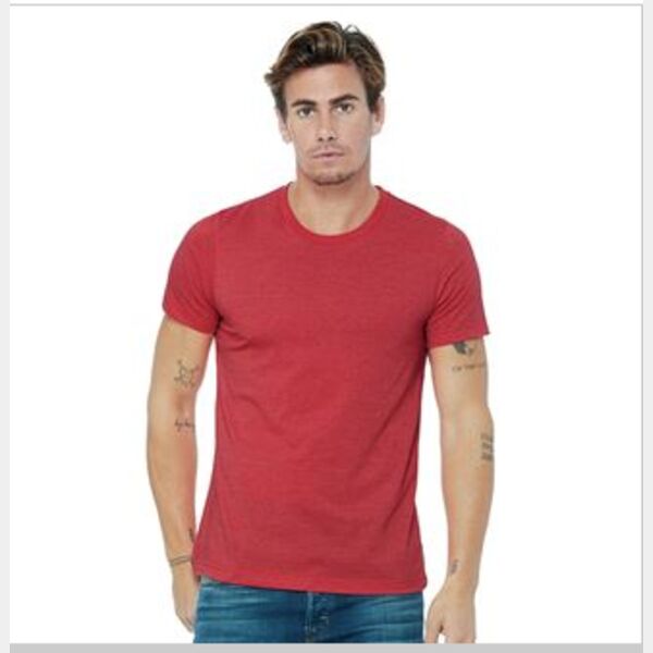 Unisex heather cvc short sleeve t-shirt Thumbnail
