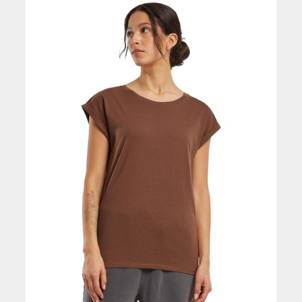Women's extended shoulder tee Thumbnail