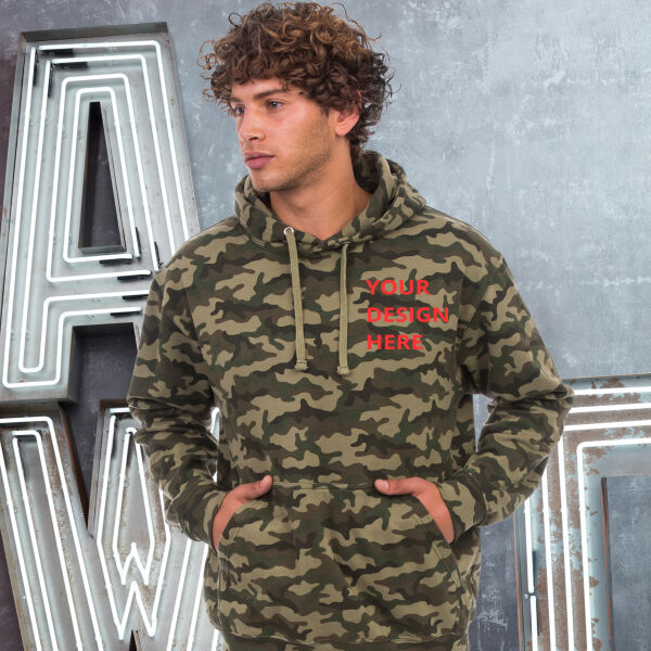 AWDIS Camouflage Hoodie Thumbnail