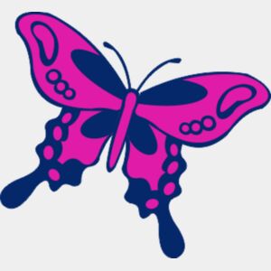 butterfly pink Thumbnail