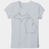 Lady-fit valueweight tee Thumbnail